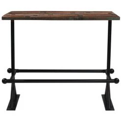 TRUE DEAL Mobilier De Bar 7 Pcs Bois De Récupération Massif Multicolore 9 TRUE DEAL Mobilier De Bar 7 Pcs Bois De Récupération Massif Multicolore -Table haute et bar Soldes 26660687 3