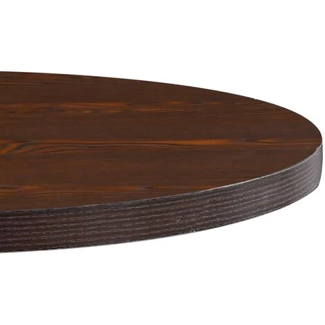 TRUE DEAL Table De Bistro Marron Foncé 80 Cm MDF 6 TRUE DEAL Table De Bistro Marron Foncé 80 Cm MDF – Image 4