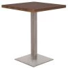 SIX Table De Bar - Table Bistrot En MDF Aspect Bois De Noyer 60x60x75 1 SIX Table De Bar - Table Bistrot En MDF Aspect Bois De Noyer 60x60x75 -Table haute et bar Soldes 26744284 1