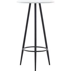 TRUE DEAL Ensemble De Bar 5 Pcs Plastique Gris -Table haute et bar Soldes 26764715 2