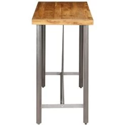 TRUE DEAL Table De Bar Teck Recyclé Massif 120 X 58 X 106 Cm 10 TRUE DEAL Table De Bar Teck Recyclé Massif 120 X 58 X 106 Cm -Table haute et bar Soldes 27130084 4