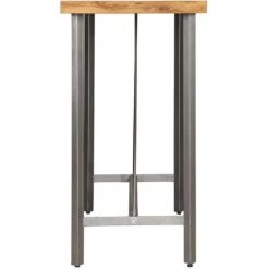 TRUE DEAL Table De Bar Teck Recyclé Massif 120 X 58 X 106 Cm 11 TRUE DEAL Table De Bar Teck Recyclé Massif 120 X 58 X 106 Cm -Table haute et bar Soldes 27130084 5