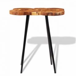 ASUPERMALL Table De Bar Bois D'acacia Massif 90 X 60 X 110 Cm 8 ASUPERMALL Table De Bar Bois D'acacia Massif 90 X 60 X 110 Cm -Table haute et bar Soldes 27318921 2