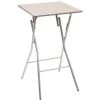 Five - Table De Bar Pliante Taupe 60 X 60 Cm - Taupe -Table haute et bar Soldes 27373854 1