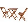 TRUE DEAL Mobilier De Bistro Pliable 3 Pcs Bois D'acacia Solide 2 TRUE DEAL Mobilier De Bistro Pliable 3 Pcs Bois D'acacia Solide -Table haute et bar Soldes 28719772 1
