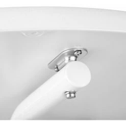 Beautissu Table De Bar Ronde Ø 60 Cm Emma - Table De Bistrot Pour Cuisine Ou Exterieur Jardin Terrasse Balcon - Anthracite - Hauteur 70 Cm - Entretien Facile & Résistant Aux Intempéries Blanc -Table haute et bar Soldes 28852637 3