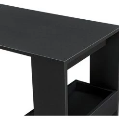 Table De Bar Bromölla 120 X 45 X 106 Cm Noir [en.casa] -Table haute et bar Soldes 28854953 5