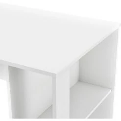 Table De Bar Danderyd 3 Étagères 120x60x106 Cm Blanc [en.casa] -Table haute et bar Soldes 28855002 5