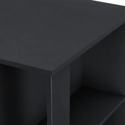 Table De Bar Danderyd 3 Étagères 120x60x106 Cm Noir [en.casa] -Table haute et bar Soldes 28855005 5