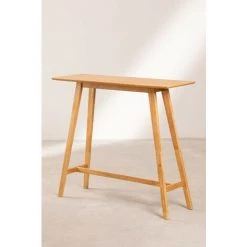 Table Haute En Bois Kerhen SKLUM Bois D'hévéa - 120 X 40 Cm -Table haute et bar Soldes 29051669 3