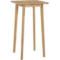 TRUE DEAL Mobilier De Bistro 3 Pcs Bois D'acacia Solide -Table haute et bar Soldes 29746536 3