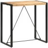 ASUPERMALL Table De Bar 110x60x110 Cm Bois De Manguier Massif -Table haute et bar Soldes 29985293 1