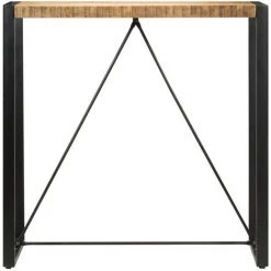 ASUPERMALL Table De Bar 110x60x110 Cm Bois De Manguier Massif -Table haute et bar Soldes 29985293 4