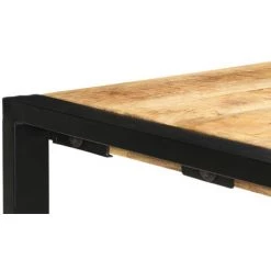 ASUPERMALL Table De Bar 110x60x110 Cm Bois De Manguier Massif -Table haute et bar Soldes 29985293 5