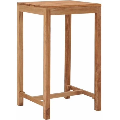 ASUPERMALL Table De Bar De Jardin 60x60x105 Cm Bois De Teck Solide 3 ASUPERMALL Table De Bar De Jardin 60x60x105 Cm Bois De Teck Solide