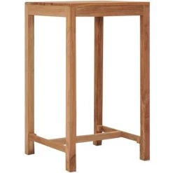 ASUPERMALL Table De Bar De Jardin 60x60x105 Cm Bois De Teck Solide 10 ASUPERMALL Table De Bar De Jardin 60x60x105 Cm Bois De Teck Solide -Table haute et bar Soldes 30045889 4