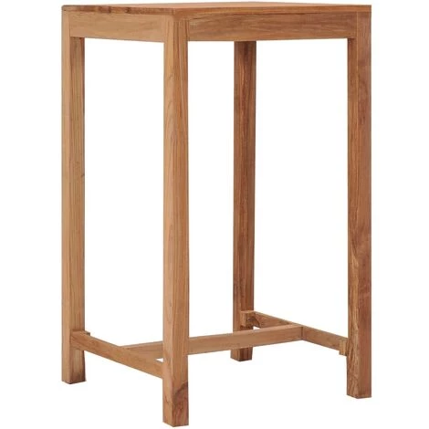 ASUPERMALL Table De Bar De Jardin 60x60x105 Cm Bois De Teck Solide 6 ASUPERMALL Table De Bar De Jardin 60x60x105 Cm Bois De Teck Solide – Image 4