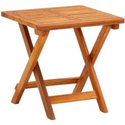 TRUE DEAL Ensemble De 2 Chaises Longues Avec Table Bois D'acacia Massif -Table haute et bar Soldes 30121111 5