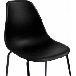 ASUPERMALL Ensemble De Bar 5 Pcs Plastique Noir 11 ASUPERMALL Ensemble De Bar 5 Pcs Plastique Noir -Table haute et bar Soldes 31119055 5