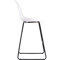 ASUPERMALL Ensemble De Bar 5 Pcs Plastique Blanc 11 ASUPERMALL Ensemble De Bar 5 Pcs Plastique Blanc -Table haute et bar Soldes 31119056 5