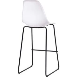 ASUPERMALL Ensemble De Bar 5 Pcs Plastique Blanc 8 ASUPERMALL Ensemble De Bar 5 Pcs Plastique Blanc -Table haute et bar Soldes 31119058 2