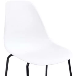 ASUPERMALL Ensemble De Bar 5 Pcs Plastique Blanc 11 ASUPERMALL Ensemble De Bar 5 Pcs Plastique Blanc -Table haute et bar Soldes 31120860 5