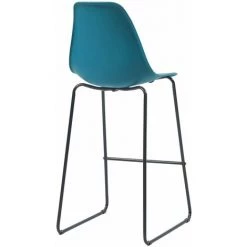 ASUPERMALL Ensemble De Bar 5 Pcs Plastique Turquoise -Table haute et bar Soldes 32094759 3
