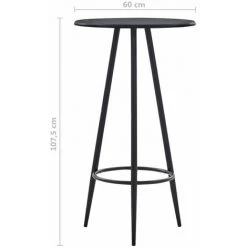 ASUPERMALL Ensemble De Bar 5 Pcs Plastique Turquoise -Table haute et bar Soldes 32094759 5