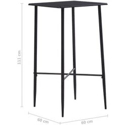 ASUPERMALL Ensemble De Bar 5 Pcs Plastique Turquoise -Table haute et bar Soldes 32400324 4