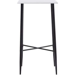 ASUPERMALL Ensemble De Bar 3 Pcs Similicuir Gris -Table haute et bar Soldes 32400370 3