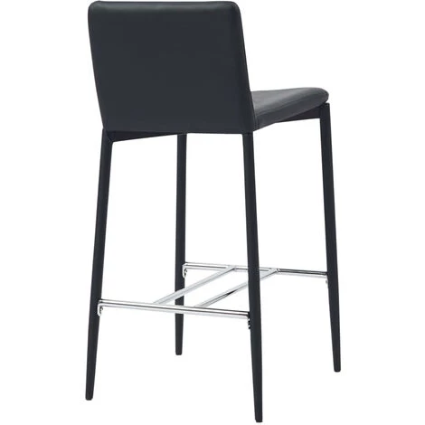ASUPERMALL Ensemble De Bar 3 Pcs Similicuir Noir 6 ASUPERMALL Ensemble De Bar 3 Pcs Similicuir Noir – Image 4
