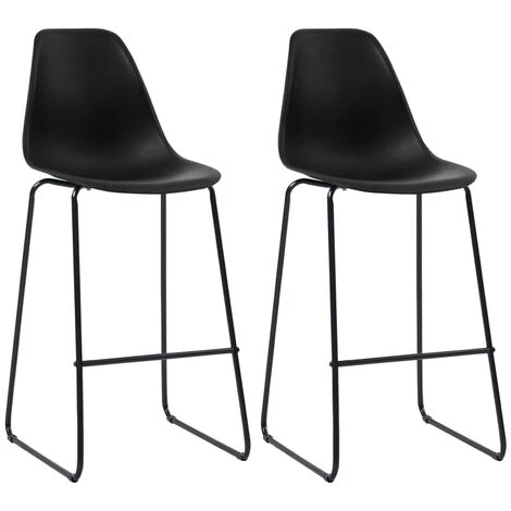 ASUPERMALL Ensemble De Bar 3 Pcs Plastique Noir 5 ASUPERMALL Ensemble De Bar 3 Pcs Plastique Noir – Image 3