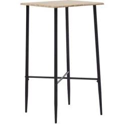 ASUPERMALL Ensemble De Bar 3 Pcs Plastique Noir 10 ASUPERMALL Ensemble De Bar 3 Pcs Plastique Noir -Table haute et bar Soldes 32400545 4