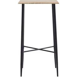 ASUPERMALL Ensemble De Bar 3 Pcs Plastique Noir 11 ASUPERMALL Ensemble De Bar 3 Pcs Plastique Noir -Table haute et bar Soldes 32400545 5