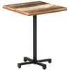 VidaXL Table De Bistro Carrée 60x60x75 Cm Bois De Récupération Massif - Brun -Table haute et bar Soldes 33112887 1