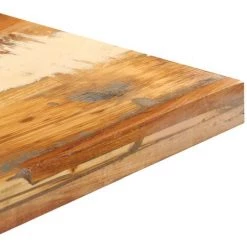 VidaXL Table De Bistro Carrée 70x70x75 Cm Bois De Récupération Massif - Brun -Table haute et bar Soldes 33112889 5