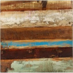 VidaXL Table De Bistro Carrée 80x80x75 Cm Bois De Récupération Massif - Brun -Table haute et bar Soldes 33112891 3