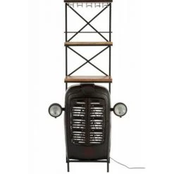 Paris Prix - Comptoir De Bar En Métal "tracteur" 181cm Noir -Table haute et bar Soldes 33657641 4