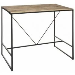ATMOSPHERA, CRŽATEUR D'INTŽRIEUR Table De Bar Design "Edena" 70x115cm Noir