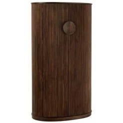 Paris Prix - Meuble De Bar Range-bouteilles "reyi" 164cm Marron