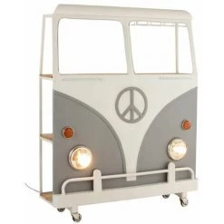 Paris Prix - Table De Bar Design à Led "auto" 175cm Blanc & Gris 11 Paris Prix - Table De Bar Design à Led "auto" 175cm Blanc & Gris -Table haute et bar Soldes 33677435 5