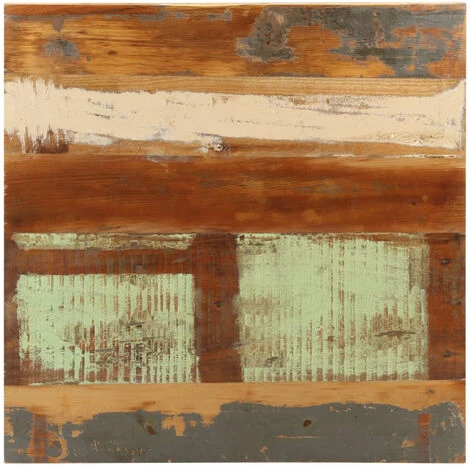 ASUPERMALL Table De Bistro Carree 60x60x75 Cm Bois De Recuperation Massif 5 ASUPERMALL Table De Bistro Carree 60x60x75 Cm Bois De Recuperation Massif – Image 3