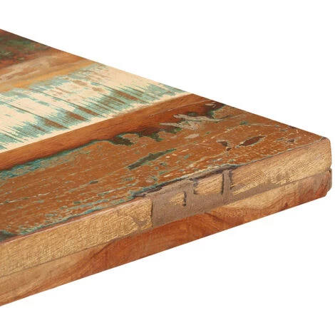 ASUPERMALL Table De Bistro Carree 60x60x75 Cm Bois De Recuperation Massif 6 ASUPERMALL Table De Bistro Carree 60x60x75 Cm Bois De Recuperation Massif – Image 4