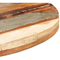 ASUPERMALL Table De Bistro Ronde Ø70x75 Cm Bois De Recuperation Massif 9 ASUPERMALL Table De Bistro Ronde Ø70x75 Cm Bois De Recuperation Massif -Table haute et bar Soldes 34966526 3