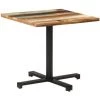 ASUPERMALL Table De Bistro Carree 80x80x75 Cm Bois De Recuperation Massif 1 ASUPERMALL Table De Bistro Carree 80x80x75 Cm Bois De Recuperation Massif -Table haute et bar Soldes 34966527 1
