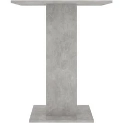 TRUE DEAL Table De Bistro Gris Béton 60x60x75 Cm Aggloméré 11 TRUE DEAL Table De Bistro Gris Béton 60x60x75 Cm Aggloméré -Table haute et bar Soldes 35034958 5