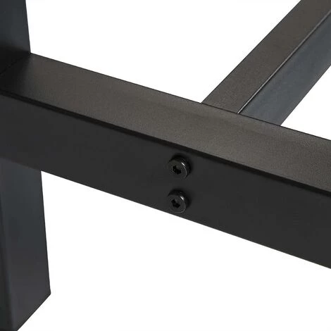 HELLOSHOP26 Table De Bar Moderne Modèle Noir - Noir 4 HELLOSHOP26 Table De Bar Moderne Modèle Noir - Noir – Image 2