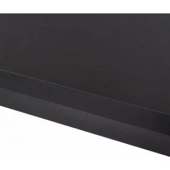 HELLOSHOP26 Table De Bar Moderne Avec Structure En Métal Et MDF Dans Un Design élégant Noir - Métal -Table haute et bar Soldes 35570465 3