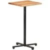 ASUPERMALL Table De Bar Au Bord Naturel 50x50x110 Cm Bois D'acacia Massif 1 ASUPERMALL Table De Bar Au Bord Naturel 50x50x110 Cm Bois D'acacia Massif -Table haute et bar Soldes 36816376 1