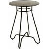 Paris Prix - Table De Bar Design Industriel "amazo" 98cm Noir -Table haute et bar Soldes 37042036 1